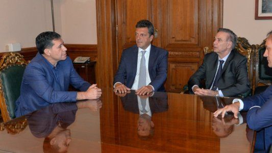 Massa y Pichetto se mostraron con Casas para apoyarlo (de nuevo) en su intento de reelección en La Rioja