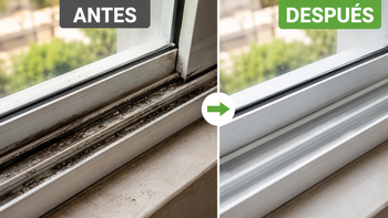 El SECRETO para limpiar los rieles de las ventanas y eliminar hasta la suciedad más acumulada