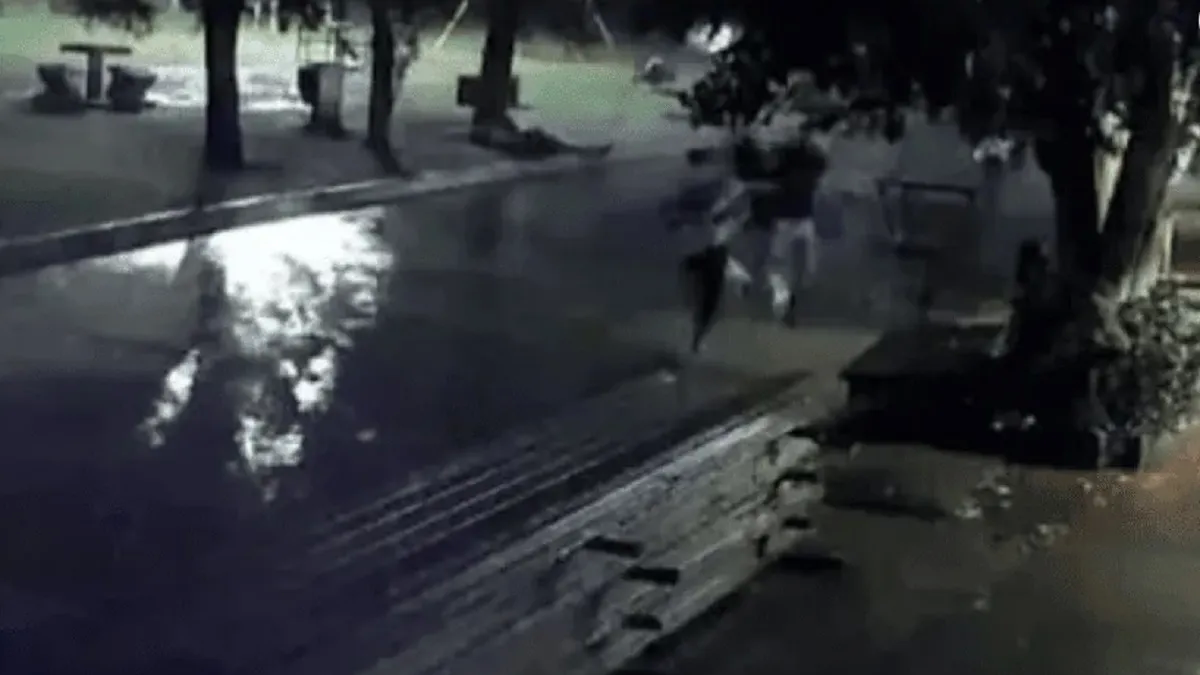 El impactante momento en que un joven fue alcanzado por un rayo en San Luis