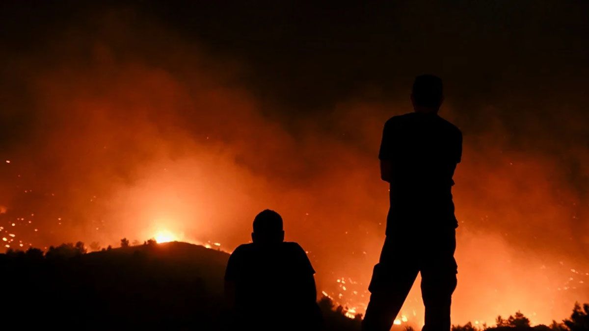 Grecia vive su calor mas intenso de la historia y falta todavía el mes de agosto. (Foto: Gentileza Hellas Times)