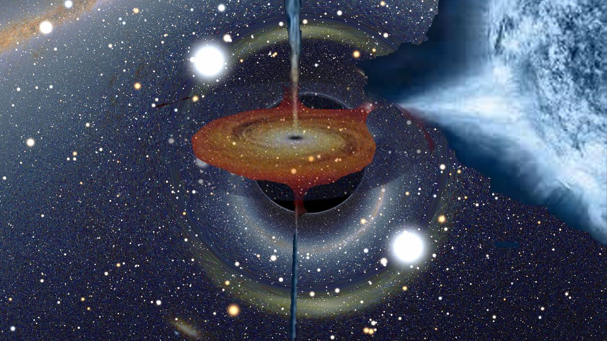 El espacio-tiempo se deforma por la acción de ondas como en un mar picado. (Gentileza NanoGrav) El espacio-tiempo se deforma por la acción de ondas como en un mar picado. (Gentileza NanoGrav)