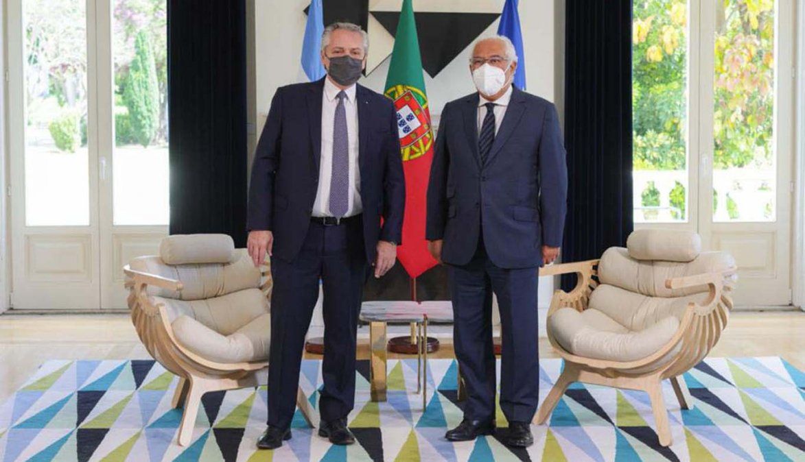 He expresado al presidente Fernández todo el apoyo de Portugal este tema para convencer al FMI de suspender la deuda por al menos seis meses