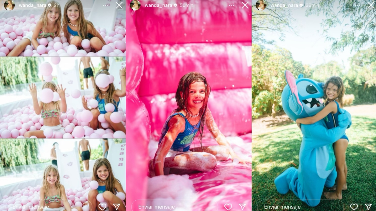 Las fotos del cumpleaños soñado de Francesca, la hija de Wanda Nara y Mauro  Icardi – Revista Para Ti