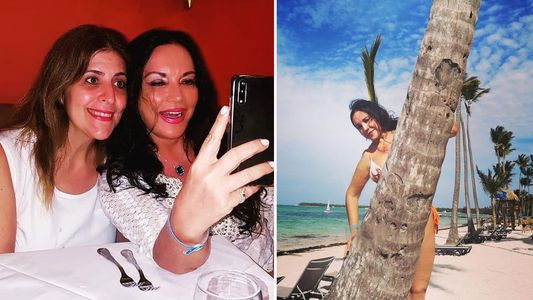 Zuni Castiñeira disfruta la previa de la boda de Tana Schémbori en Punta Cana