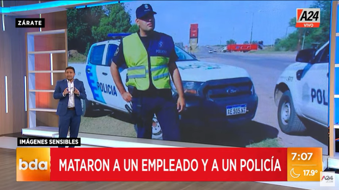 Asesinaron a un policía y a un empleado en un asalto y toma de rehenes en Zárate