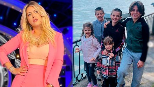 Wanda Nara reveló el verdadero motivo por el que en medio de la pandemia viajó de París a Italia con sus hijos