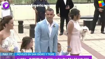 Se casaron por civil Carlos Tevez y Vanesa Mansilla