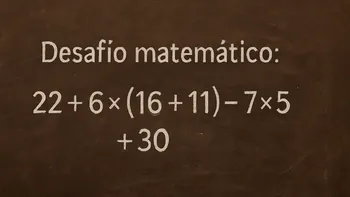 Desafío matemático: ¿en cuánto tiempo lográs resolverlo?
