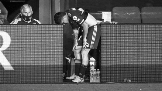 Baja sensible en Boca: Russo no podrá contar con uno de sus hombres clave para la ida contra Santos