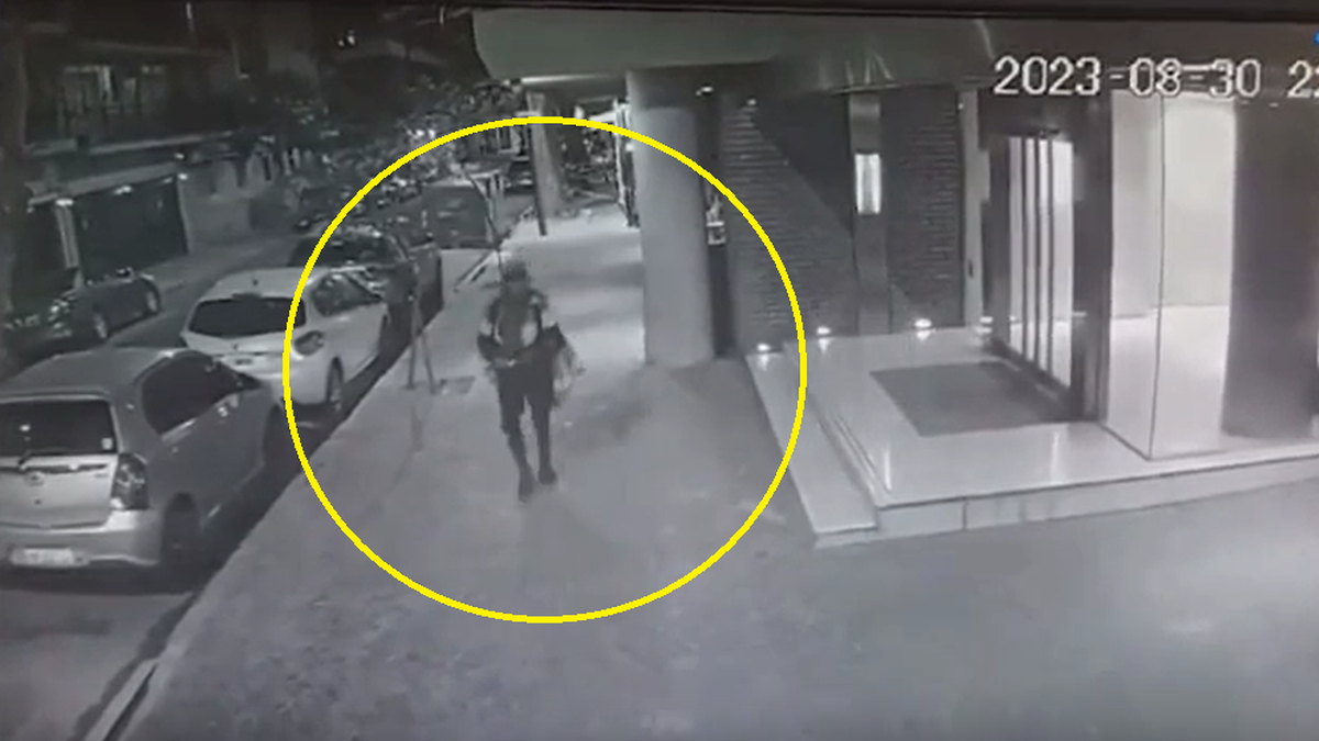 Crimen del Ingeniero en Palermo: el video que muestra el recorrido del principal sospechoso del asesinato de Mariano Barbieri
