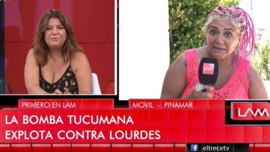 La Bomba Tucumana se retiró furiosa de un móvil tras discutir con Andrea Taboada y Lourdes Sánchez