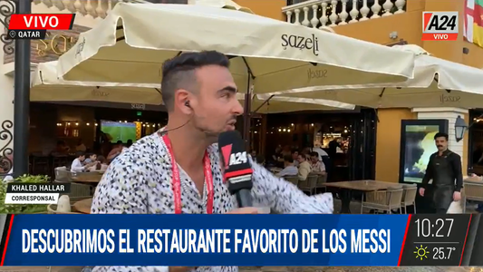 Así es el restaurante favorito de la familia Messi en Qatar: hay platos de hasta 80.000 pesos