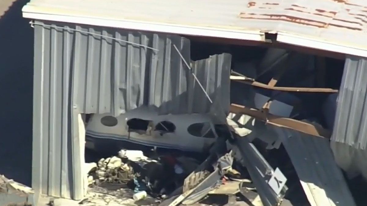 Tres muertos en una tragedia aérea en California (Foto: Captura de TV)