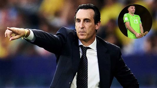 Unai Emery, DT de Aston Villa, sobre Emiliano Dibu Martínez: Hablaré con él sobre sus celebraciones