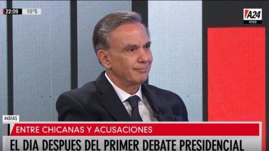 Pichetto aseguró que habrá balotaje y advirtió que a los planes sociales hay que gatillarlos por un año, pero después a buscar trabajo