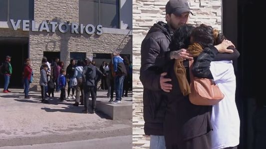 Incidentes y desgarradoras imágenes en la despedida de las víctimas del triple crimen de Florencio Varela