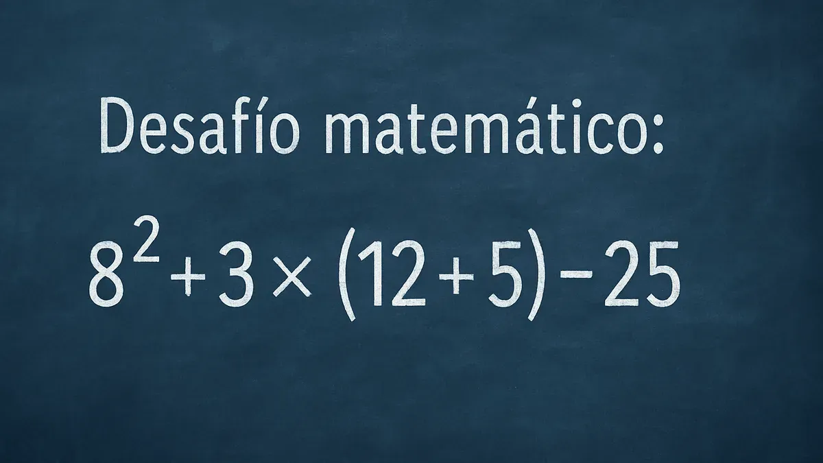 La regla esencial para resolver este desafío matemático es conocido como PEMDAS (por sus siglas en inglés) o jerarquía de operaciones.