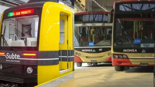 Ya rige el paro de subtes y la reducción del servicio nocturno de colectivos en el AMBA