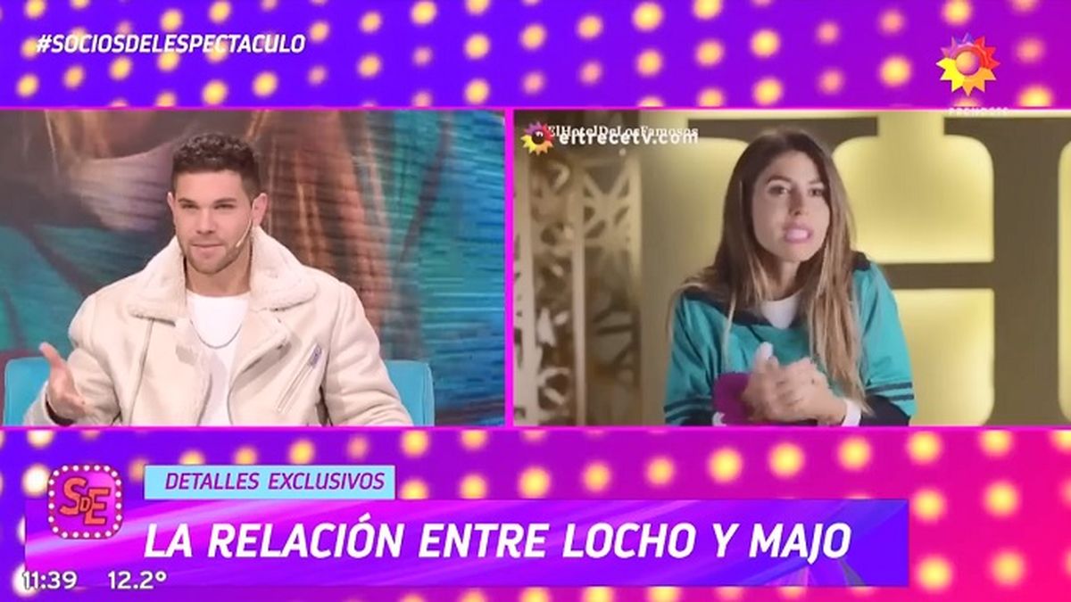 A Locho Loccisano se le escapó y confirmó  que está de novio con Majo Martino. 