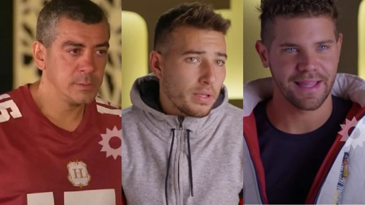 Walter Queijeiro, Martín Salwe y Locho Loccisano, participantes de El hotel de los famosos.&nbsp;