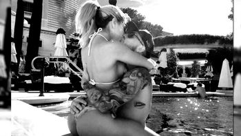 Laurita y Fede en Las Vegas: piscina, besos y pasión