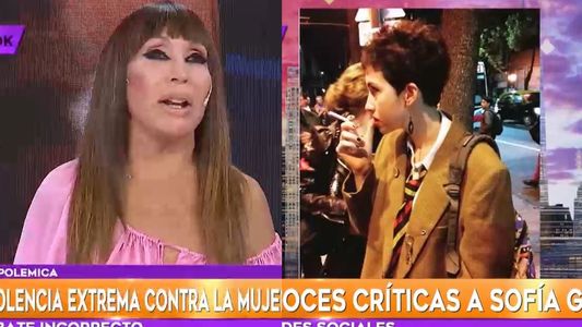Moria Casán y look varonil de su hija: Estoy orgullosa de ser madre de Sofío Galo