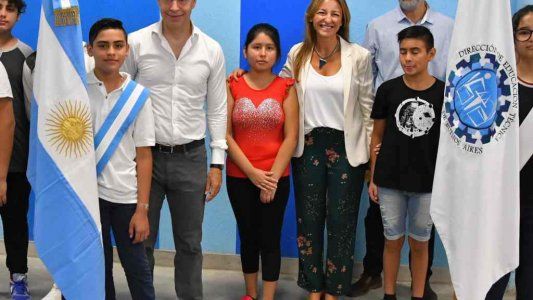 Pese al amplio paro docente, Larreta fue a inaugurar una nueva escuela técnica en Mataderos