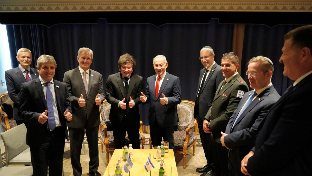 Netanyahu elogió la gestión económica del Gobierno argentino. (Foto: Presidencia)