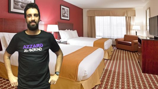 Flavio Azzaro reveló que cuando invita a un amigo, comen en la cama