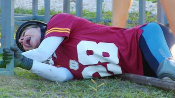 Impactante imagen: dura lesión de Mónica Farro en El hotel de los famosos