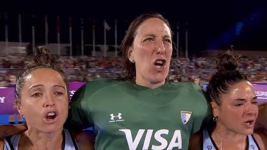Emotivo: así sonó el himno argentino en el partido de Las Leonas vs. Países Bajos por el Mundial de Hockey