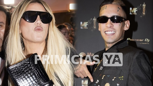 Qué pasó entre Wanda Nara y L-Gante en los Martín Fierro de la Música: la frase de ella que dio que hablar