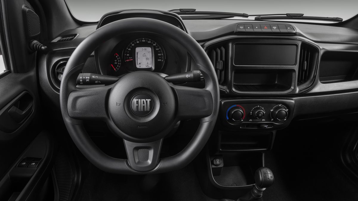El interior del nuevo Fiat Fiorino se renovó por completo