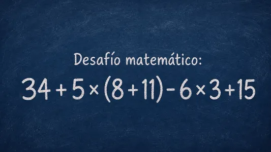 Desafío Matemático: esta cuenta depende de el apuro