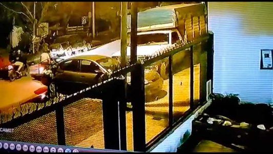 Lo iban a robar los motochorros y su Rottweiler saltó para defenderlo