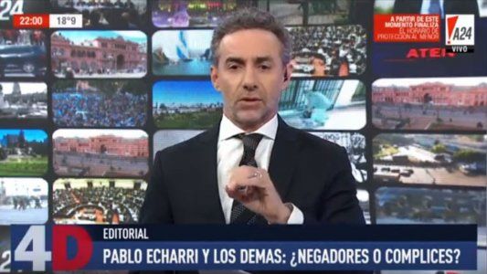 El fuerte editorial de Luis Majul contra Pablo Echarri