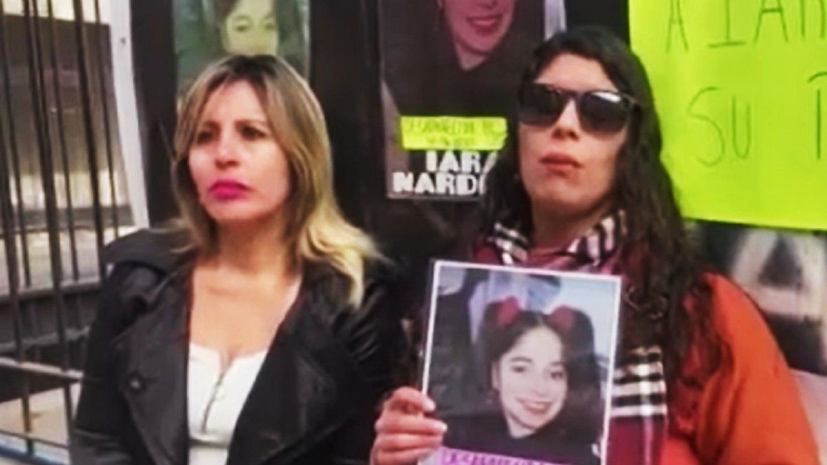 Mariela realizó una medida extrema para pedir por su hija (Foto: captura de TV).