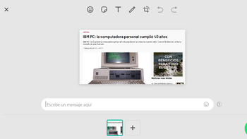 Whatsapp: ahora se pueden editar fotos desde la PC
