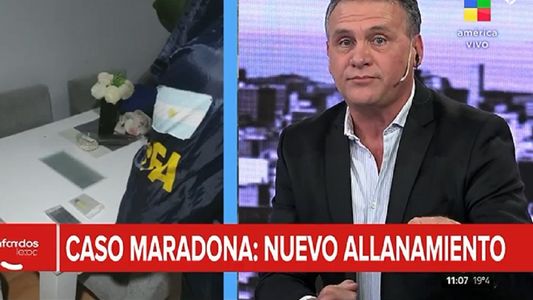 Nuevo allanamiento por la muerte de Diego Maradona: quién es Maximiliano Trimarchi