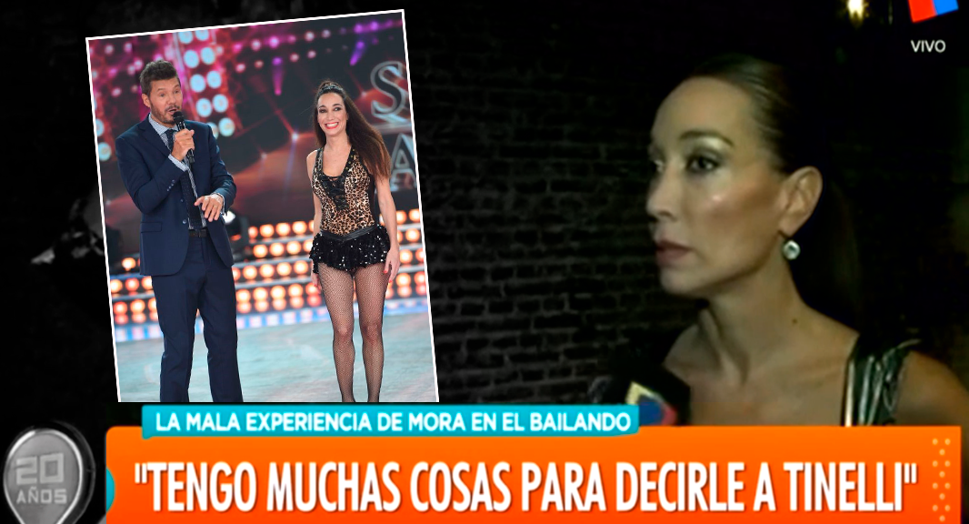 Mora Godoy, con los tapones de punta contra Tinelli: No volvería al Bailando porque me maltrataron