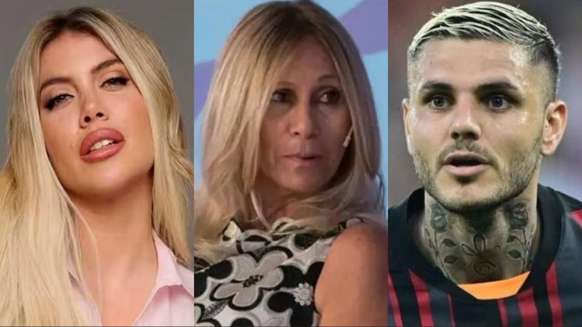 wanda nara, ana rosenfeld y mauro icardi