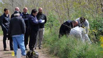 Muerte y misterio. El lugar del hallazgo, en Tandil. Foto:&nbsp;@notife_noticias