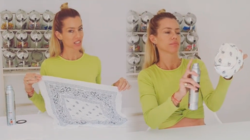 Al igual que Pampita, Nicole también realiza tapa bocas en su casa y comparte tips en Instagram