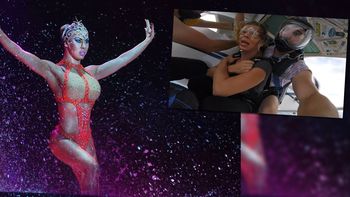 Abigail Pereira, la uruguaya que brilla en Stravaganza y que se animó a tirarse por paracaídas