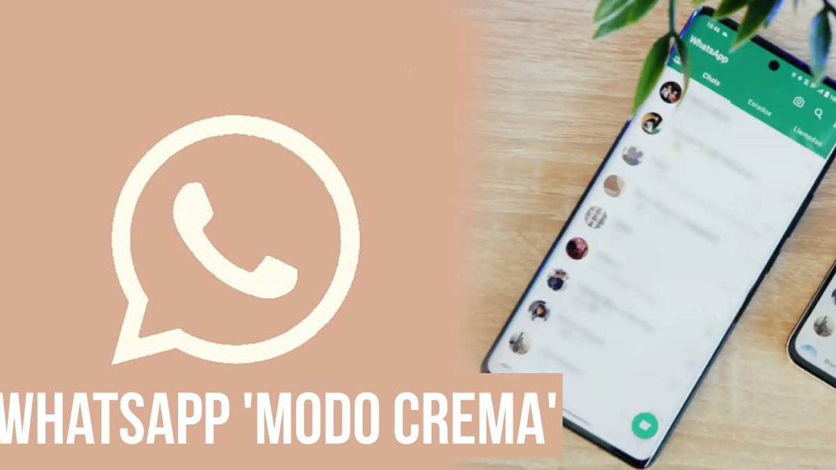 WhatsApp: cómo descargar el modo crema WhatsApp: cómo descargar el modo crema