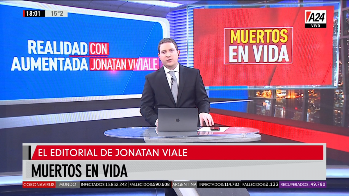 Muertos en vida: el editorial de Jonatan Viale