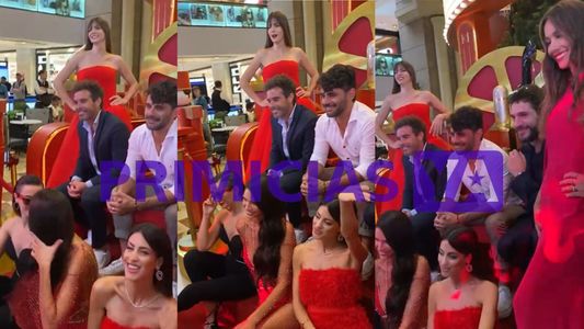 El video del tenso encuentro entre Pampita, la China Suárez y Zaira Nara