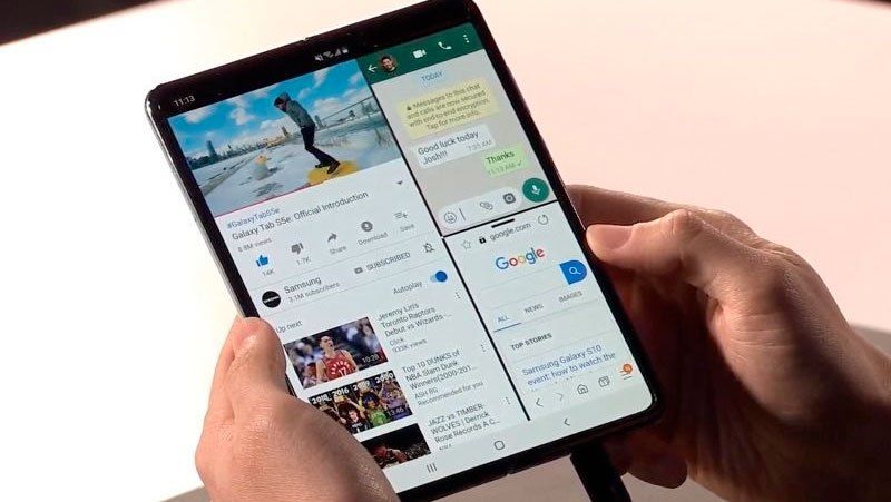 La innovación sale cara: el nuevo teléfono que se dobla sale 2000 dólares