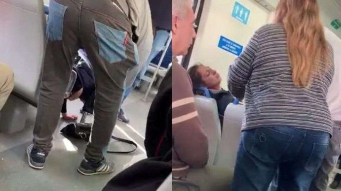 Exorcismo en el Tren Sarmiento. Mirá el escalofriante video