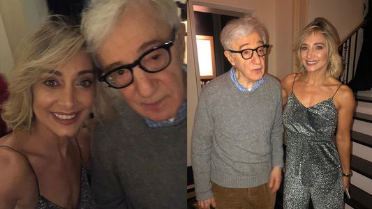 Andrea Ghidone, feliz por el encuentro en Nueva York con Woody Allen